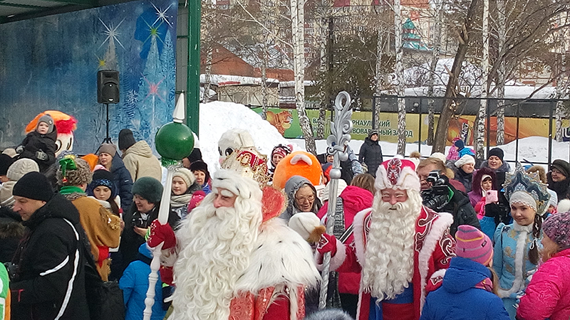 Российский Дед Мороз в "Лесной сказке"